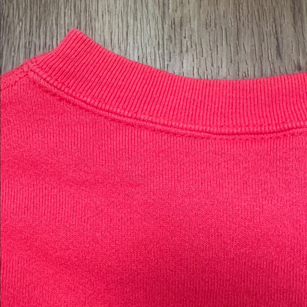 Vintage Pink Embroidered Texas Crew‎ Neck Sweatshirt - Picture 6 of 7